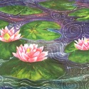 Water lilies meet Van Gogh