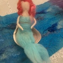 Mermaid with red hair